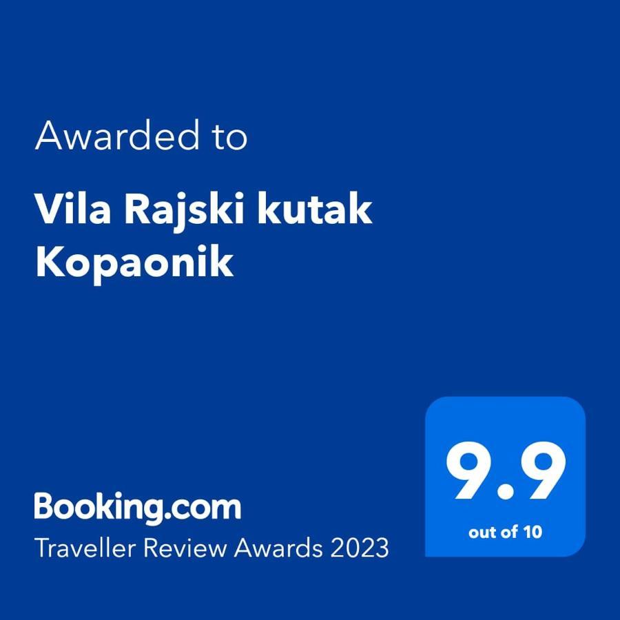 Vila Rajski Kutak Kopaonik Exterior photo